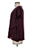Hazel 100% Polyester Burgundy Short Sleeve Blouse Size S - photo 5
