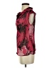 Nic + Zoe 100% Polyester Red Sleeveless Blouse Size S - photo 5