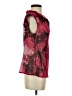 Nic + Zoe 100% Polyester Red Sleeveless Blouse Size S - photo 4