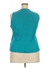Alia 100% Polyester Teal Sleeveless T-Shirt Size 2X (estimated) - photo 2