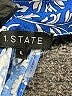 1.State 100% Rayon Paisley Blue Casual Dress Size L - photo 7