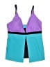 Unbranded Color Block Purple Swimsuit Top Size L - photo 1