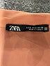 Zara 100% Polyester Brown 3/4 Sleeve Blouse Size S - photo 7