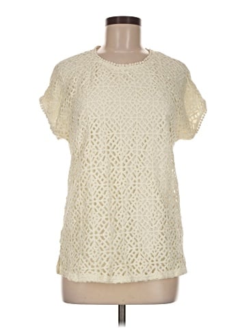 Cable & Gauge Short Sleeve Blouse (view 1)