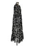 Max Studio 100% Polyester Print Black Casual Dress Size M (estimated) - photo 4