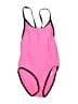 Roka Color Block Pink One Piece Swimsuit Size S - photo 1
