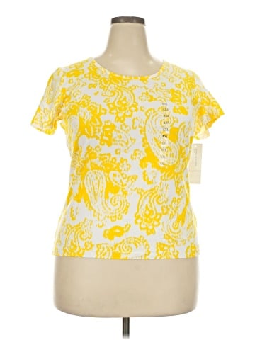 Jones New York Sport Short Sleeve Blouse (view 1)