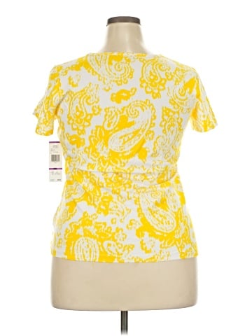 Jones New York Sport Short Sleeve Blouse (view 2)