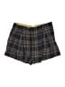 Burning Torch 100% Rayon Plaid Gold Shorts Size M - photo 1