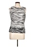 Calvin Klein Silver Sleeveless Blouse Size L (petite) - photo 1
