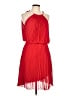 MSK 100% Polyester Red Cocktail Dress Size 12 - photo 1