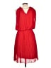 MSK 100% Polyester Red Cocktail Dress Size 12 - photo 2