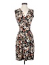 Kaileigh Floral Black Yellow Cocktail Dress Size XS - photo 1