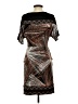 BCBGMAXAZRIA Graphic Brown Cocktail Dress Size XS - photo 2