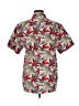 Assorted Brands 100% Cotton Tropical Red Short Sleeve Button-Down Shirt Size M - photo 2