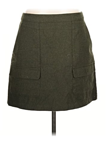 Madewell Wool-Blend Cargo Mini Skirt (view 1)