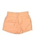 Athleta 100% Linen Solid Orange Shorts Size 6 - photo 1