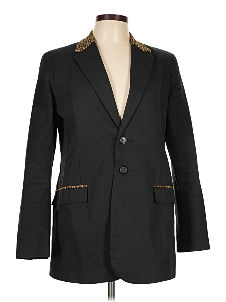 Pre-owned Current Elliott Blazer Jacket In Black