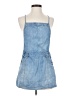 Free People 100% Cotton Blue Casual Dress Size 4 - photo 1