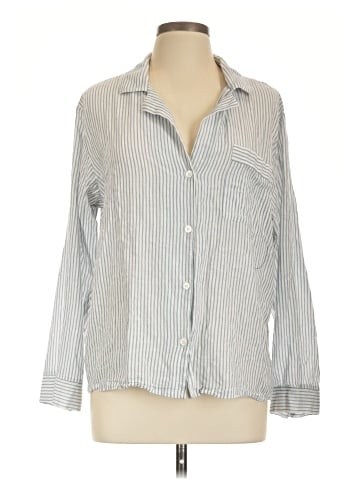 Eberjey Long Sleeve Button-Down Shirt (view 1)