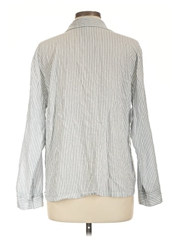 Eberjey Long Sleeve Button-Down Shirt (view 2)