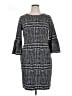 Talbots Tweed Gray Casual Dress Size 14 - photo 1