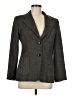 Max Mara 100% Wool Tweed Gray Brown Wool Blazer Size 8 - photo 1