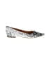 Express Paisley Silver Flats Size 7 1/2 - photo 1
