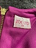 Zoe Ltd 100% Polyester Purple Dress Size 10 - photo 3
