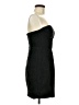 Aqua Houndstooth Black Cocktail Dress Size M - photo 4