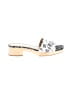 Villa Rouge Animal Print White Mule/Clog Size 11 - photo 1