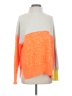 French Connection Color Block Orange Pullover Sweater Size XS - photo 1
