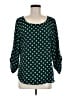 Pixley 100% Polyester Green 3/4 Sleeve Blouse Size M - photo 1