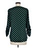 Pixley 100% Polyester Green 3/4 Sleeve Blouse Size M - photo 2