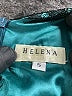 Helena 100% Polyester Teal Dress Size 5 - photo 3