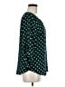 Pixley 100% Polyester Green 3/4 Sleeve Blouse Size M - photo 4