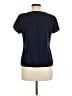 Assorted Brands 100% Polyester Blue Short Sleeve Blouse Size EU 38 / US 8 - photo 2