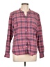 L.L.Bean 100% Cotton Plaid Pink Long Sleeve Button-Down Shirt Size L - photo 1