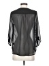 Express 100% Polyester Black 3/4 Sleeve Blouse Size XS - photo 2