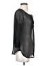 Express 100% Polyester Black 3/4 Sleeve Blouse Size XS - photo 4