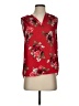 dalia 100% Polyester Red Sleeveless Blouse Size S - photo 1
