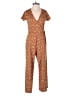 Pull&Bear Polka Dots Brown Jumpsuit Size XS - photo 1