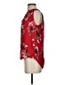 dalia 100% Polyester Red Sleeveless Blouse Size S - photo 5
