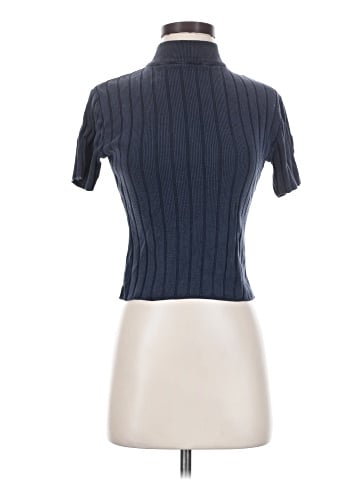 Burberry Silk Knit Mock Neck Top (view 1)