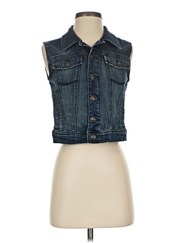 LC Lauren Conrad Denim Vest (view 1)