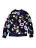 Wonder Nation Floral Blue Track Jacket Size 7 - 8 - photo 2