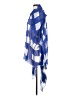 Balenciaga Checkered-gingham Blue Tie Neck Blouse Size EU (IT) 40 / US 4 - photo 5