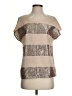 The Limited 100% Polyester Tan Short Sleeve Top Size XS - photo 1
