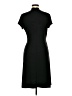 Ann Taylor LOFT Solid Black Cocktail Dress Size M - photo 2