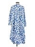 Zara Print Blue Casual Dress Size S - photo 2